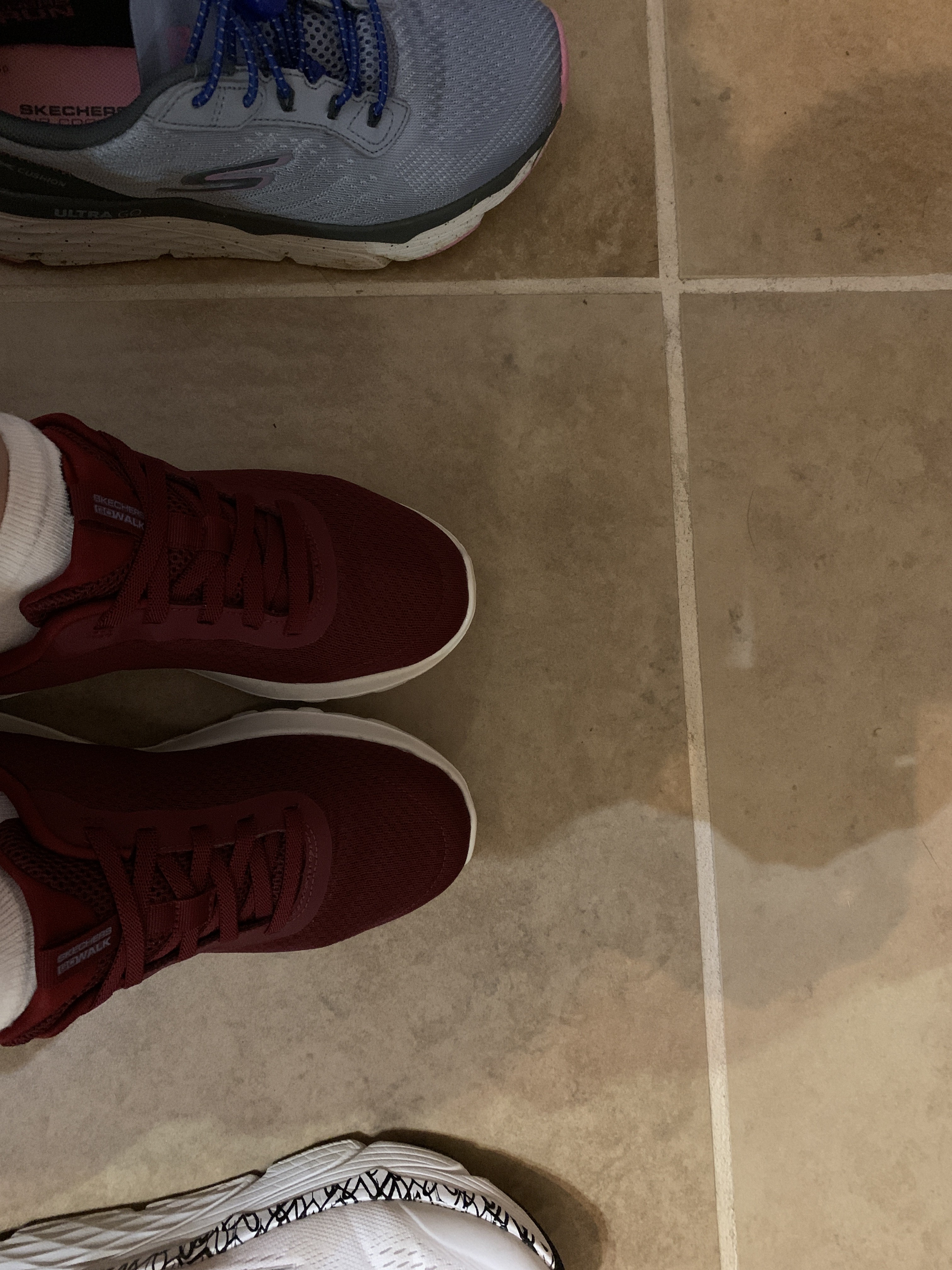 Love these red Skechers!