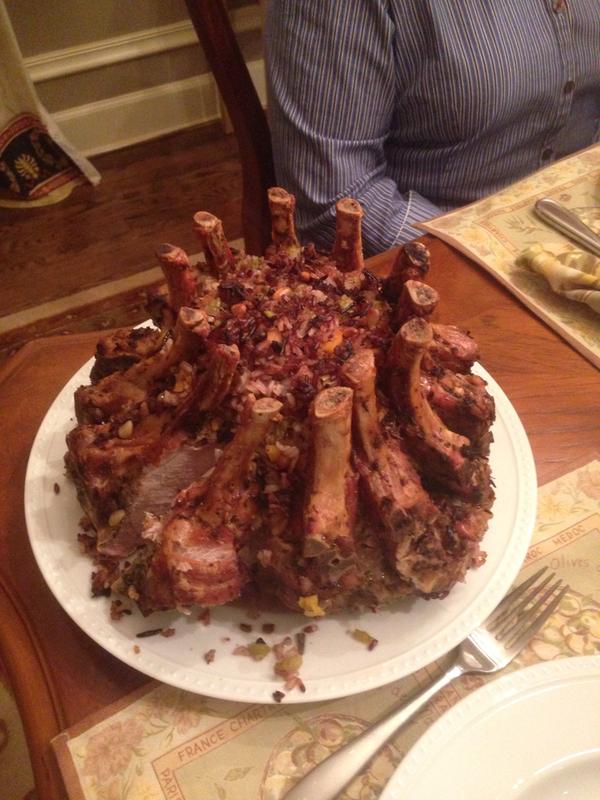 Stuffed Crown Pork