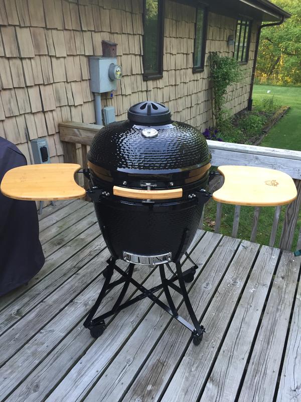 The day I got the grill home and assembled it.