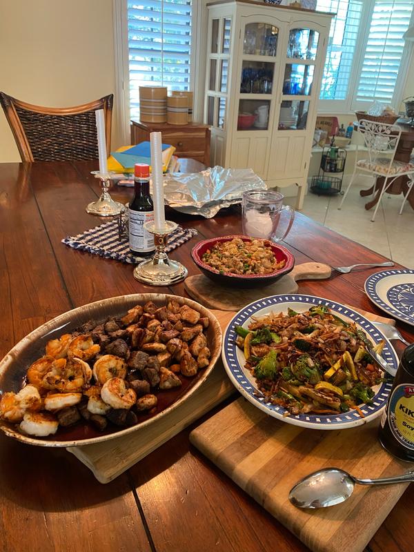 First hibachi on the Blackstone. It was great.