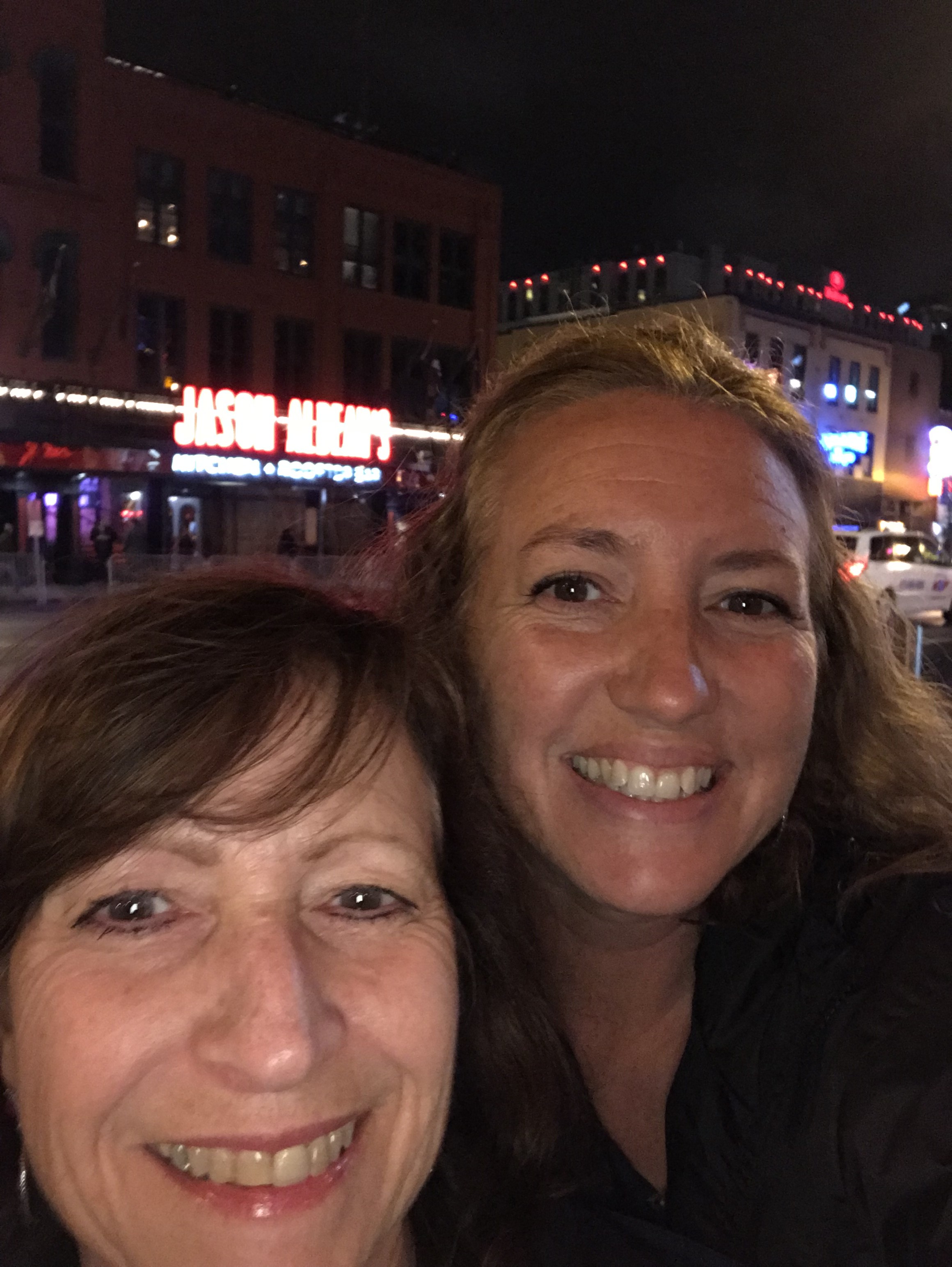 Night on the town with my youngest!