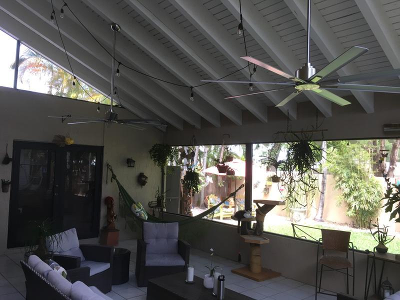 Outdoor area made livable