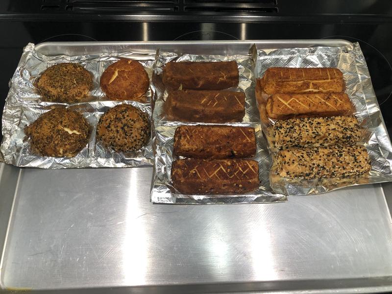 Goat and cream cheese