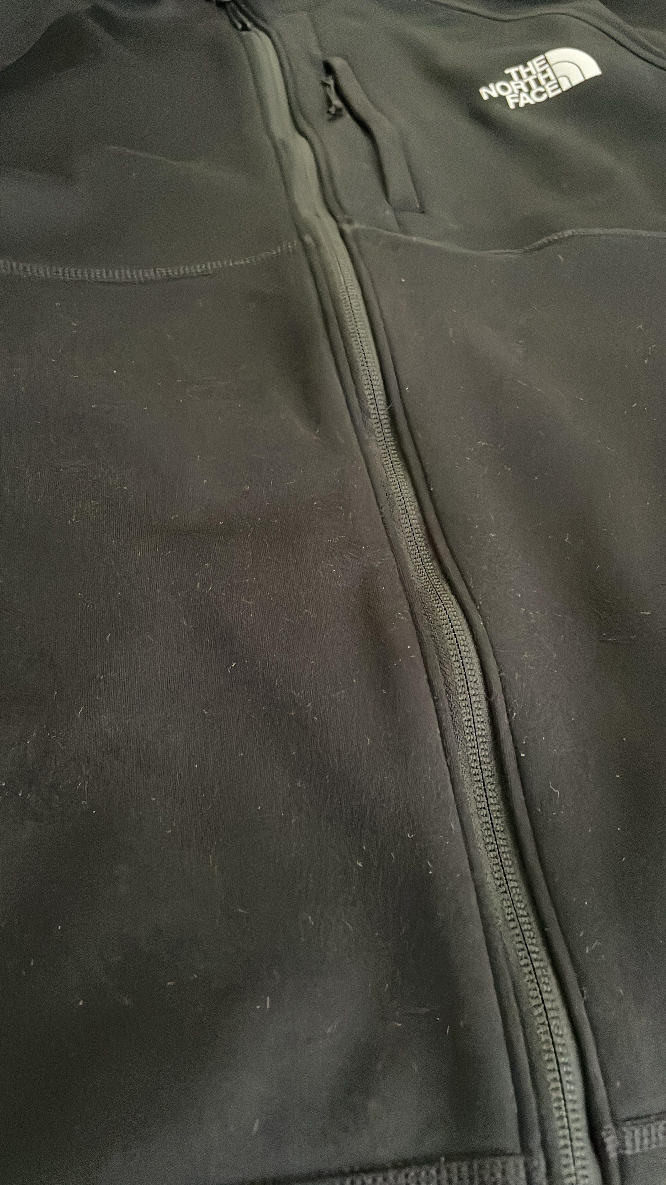 wrinkled zipper