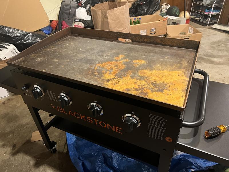 Rusted Griddle from Blackstone
