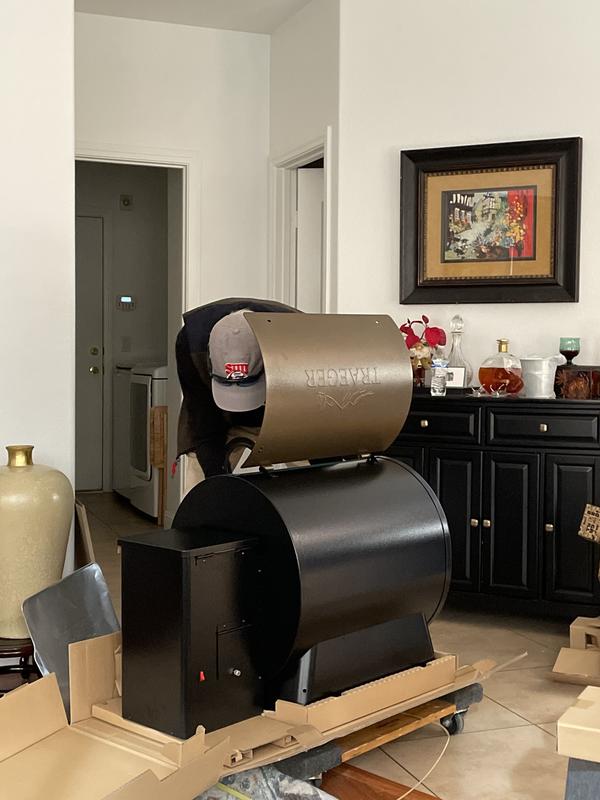 Easy to put together, Pop really got into task!