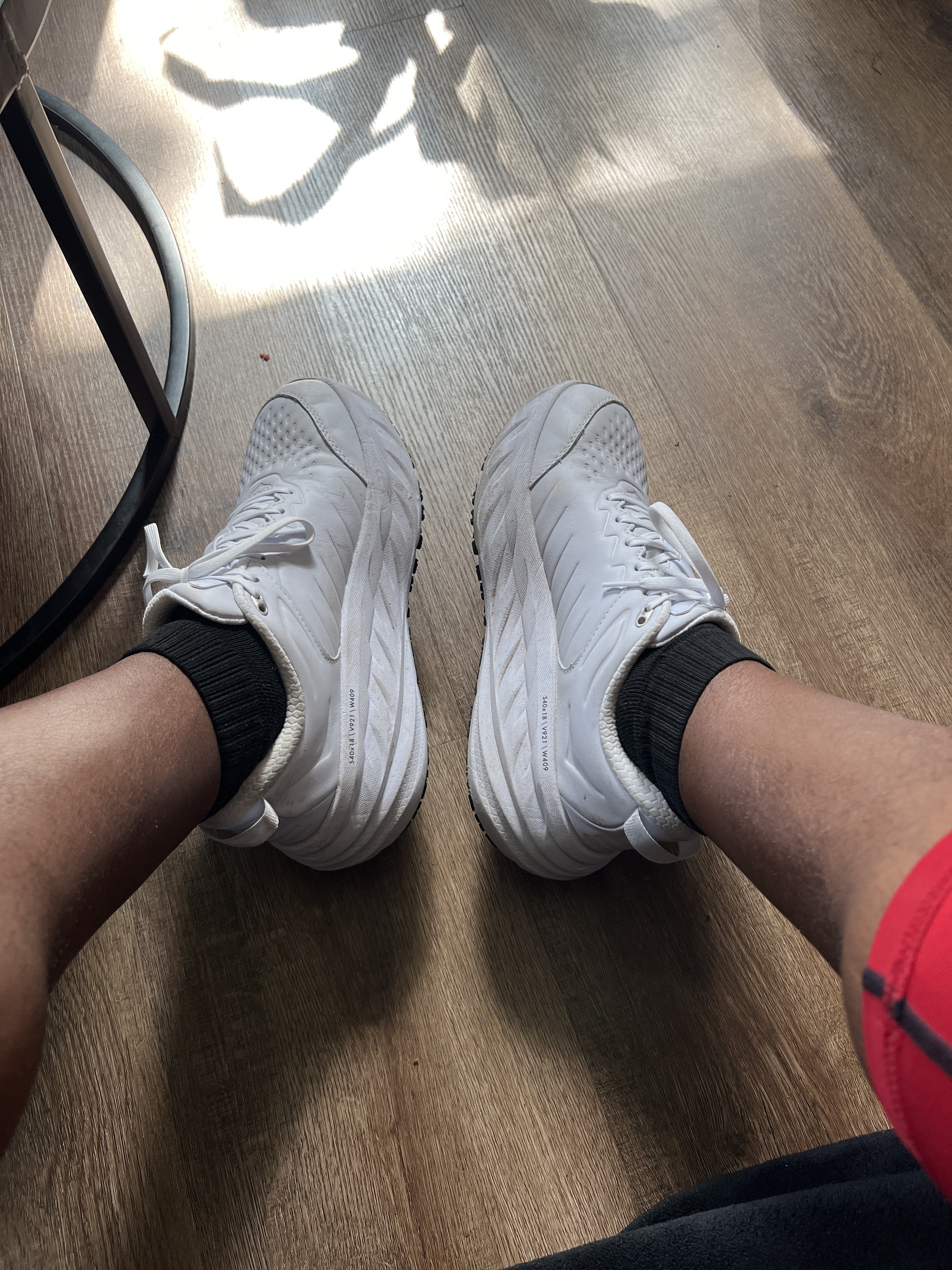 Relaxing after long walk