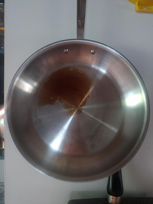 Brown Spot from heating up 1st time.