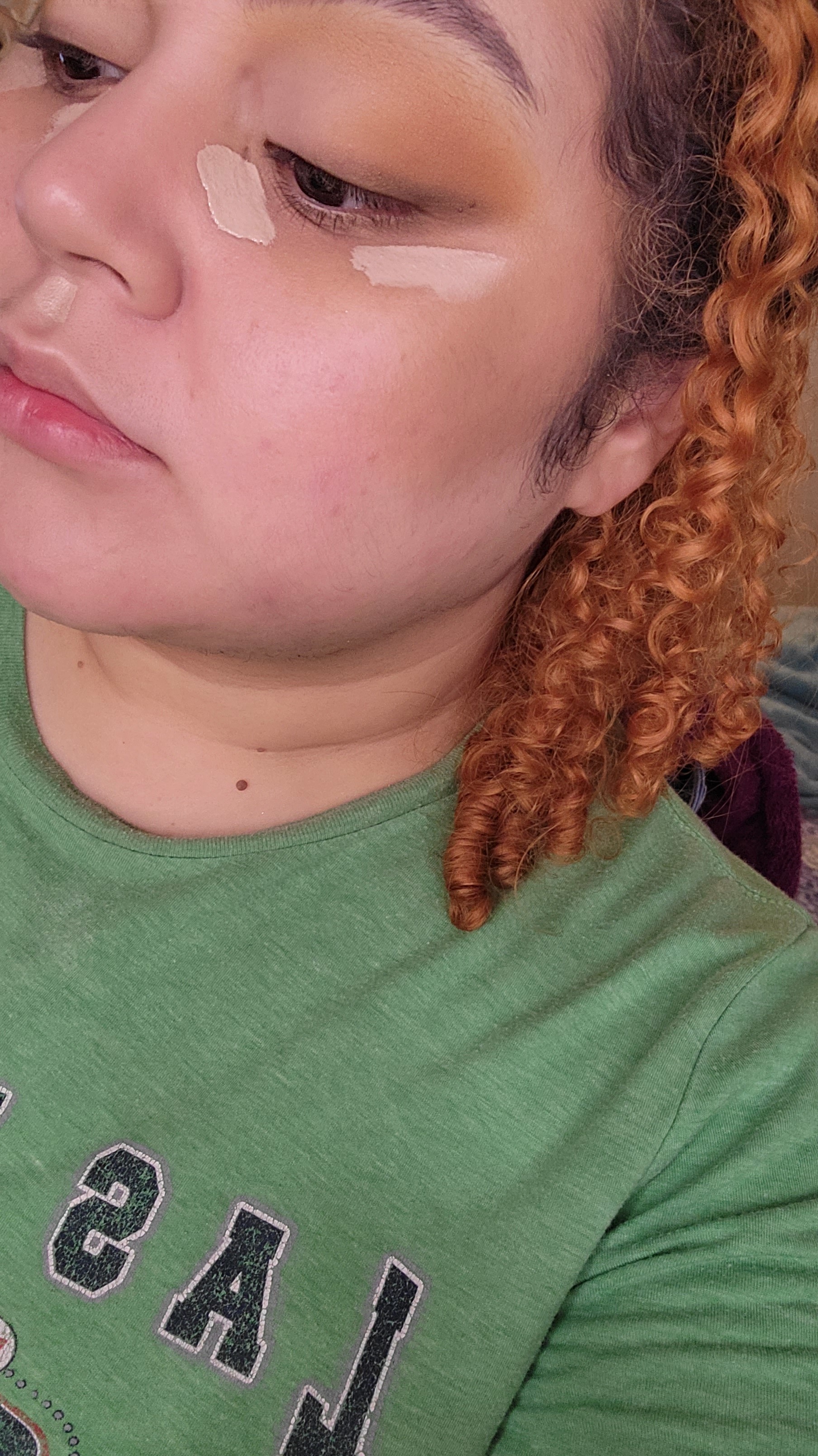 While doing my makeup