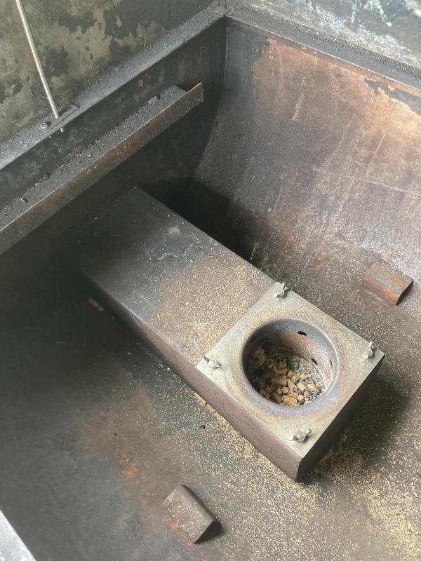 1: hooks to store cord 2: bottle opener 3: fire pot installed