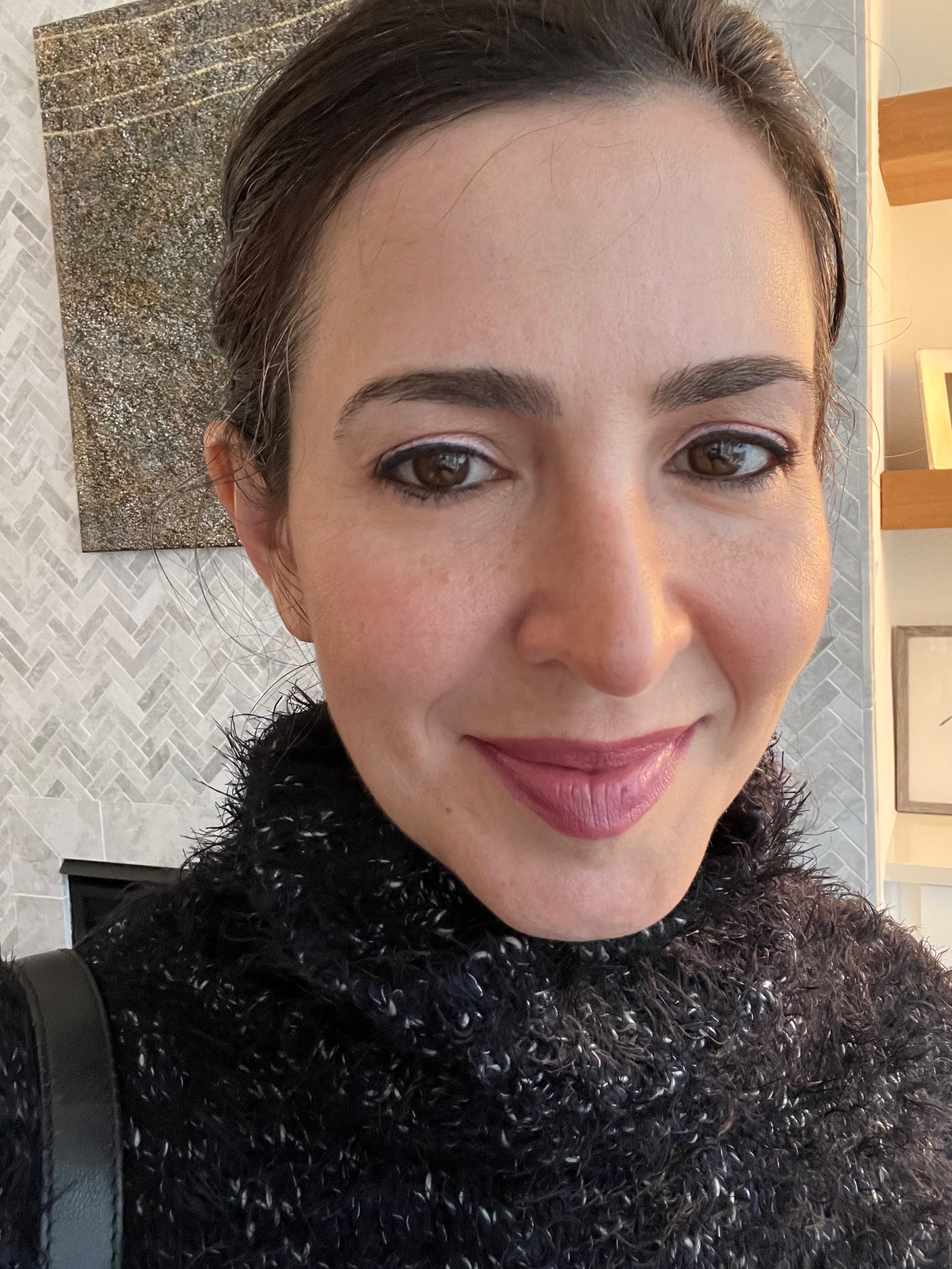 Pink eyeliner!