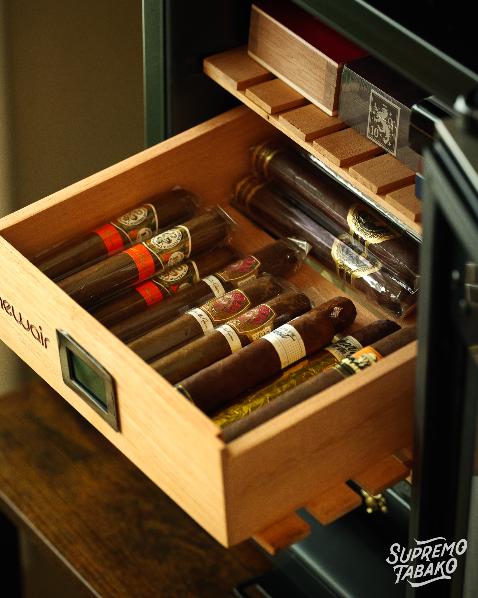 Drawer holding some of my favorite smokes