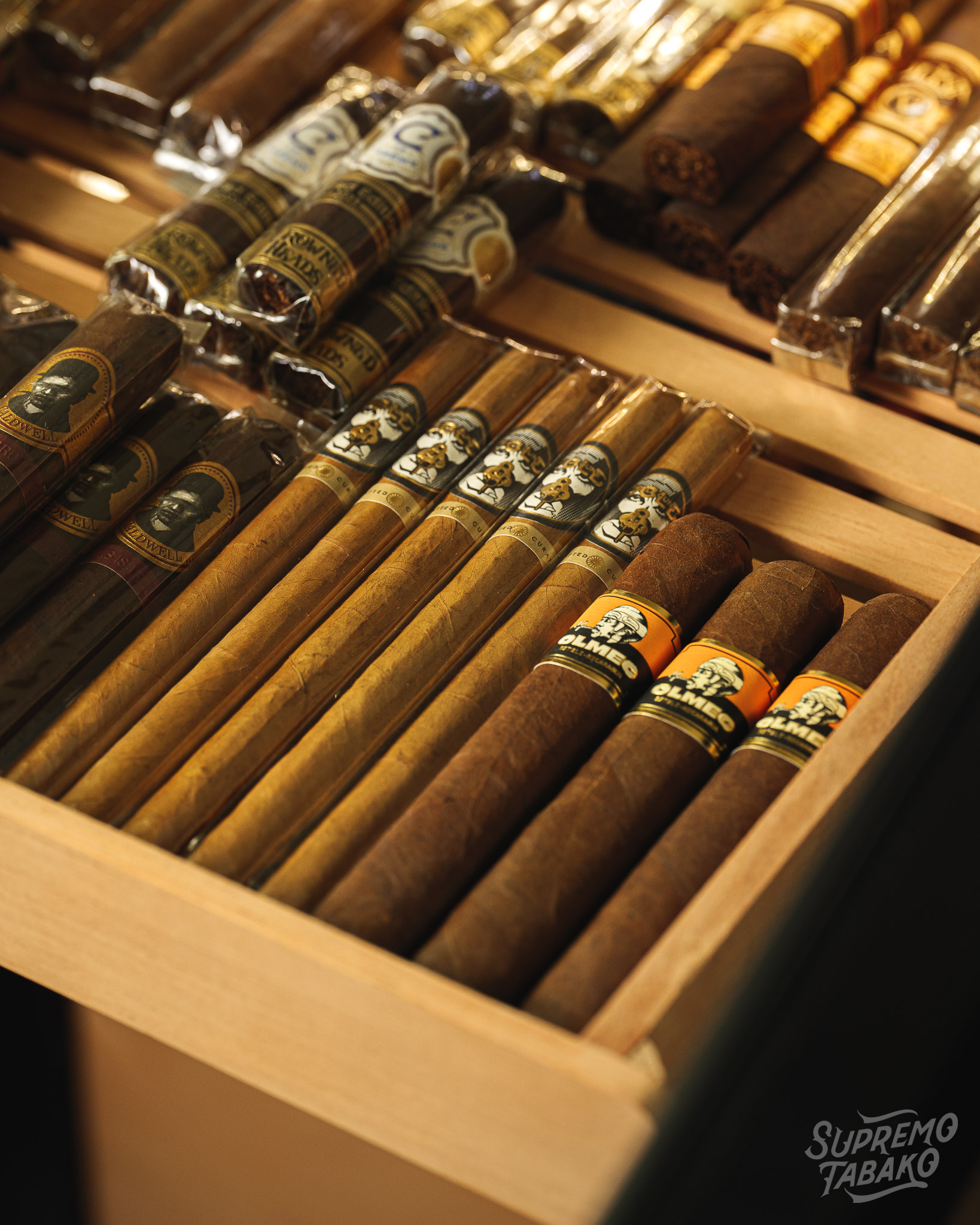 Perfect for storing all types of cigar sizes and vitolas