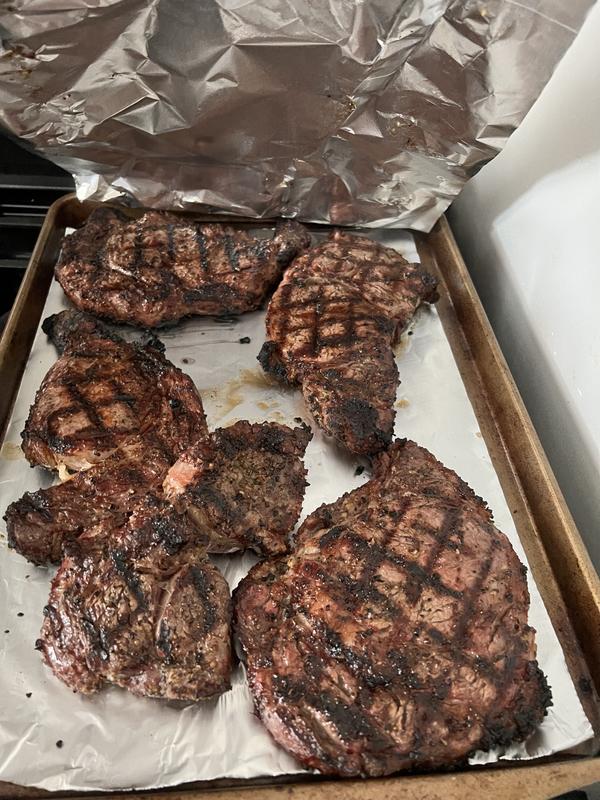 Seared and cooked steaks in no time!