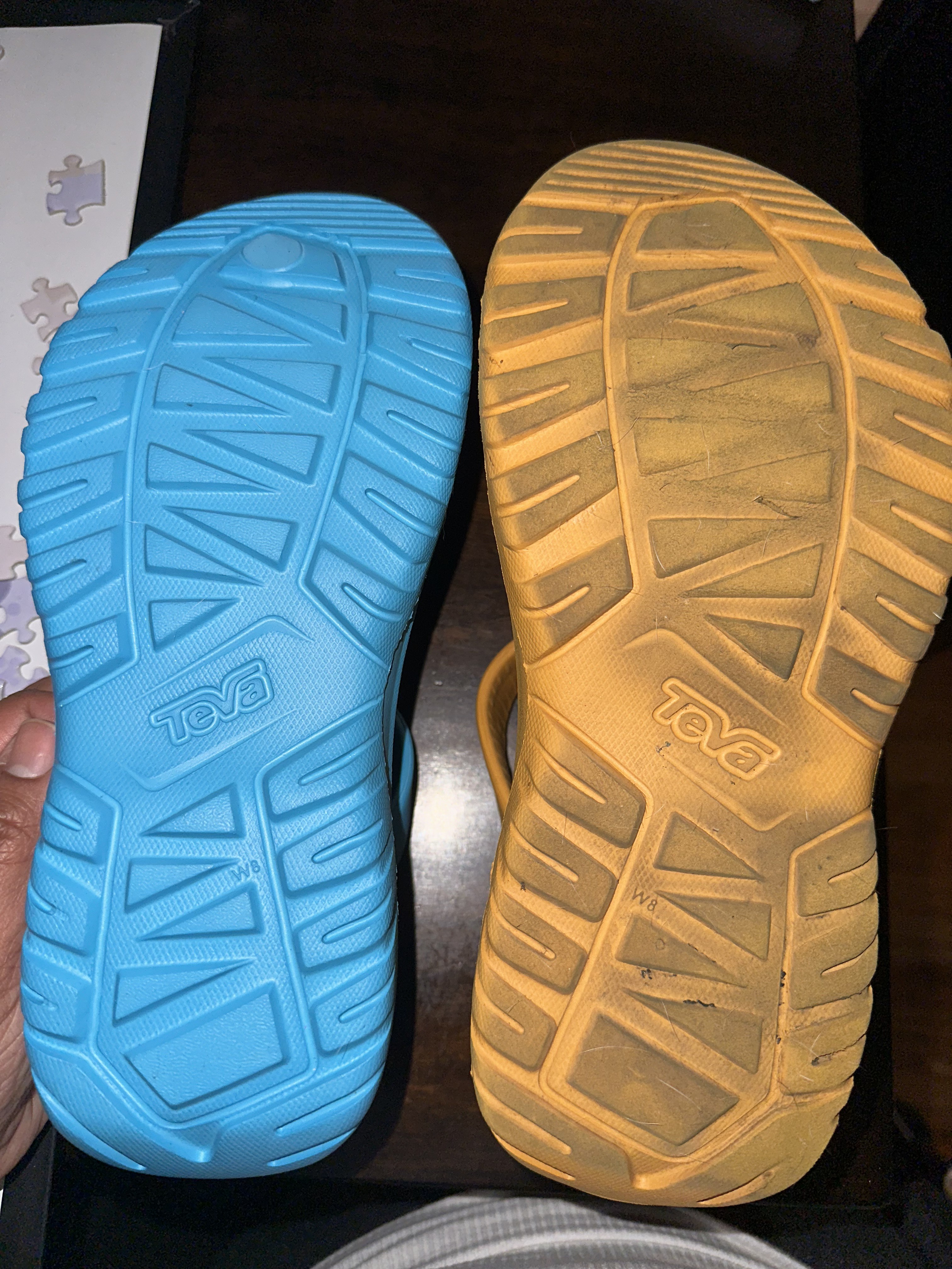 What happened Teva? Same sandals same size but now they are smaller!