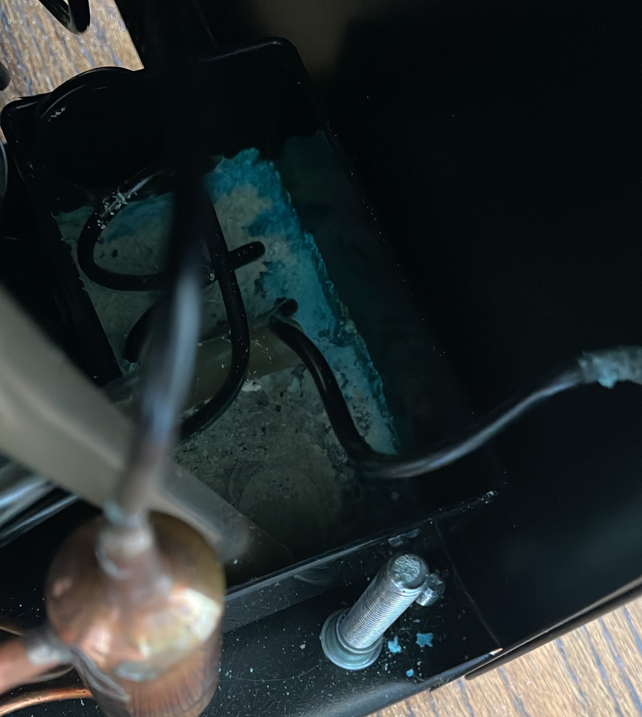 Coolant leaking into drain pan
