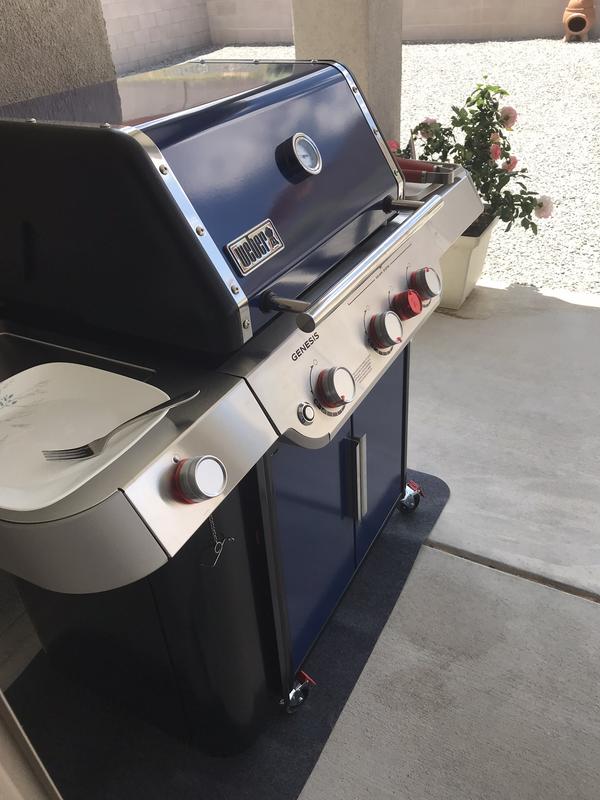 Set up and ready to grill