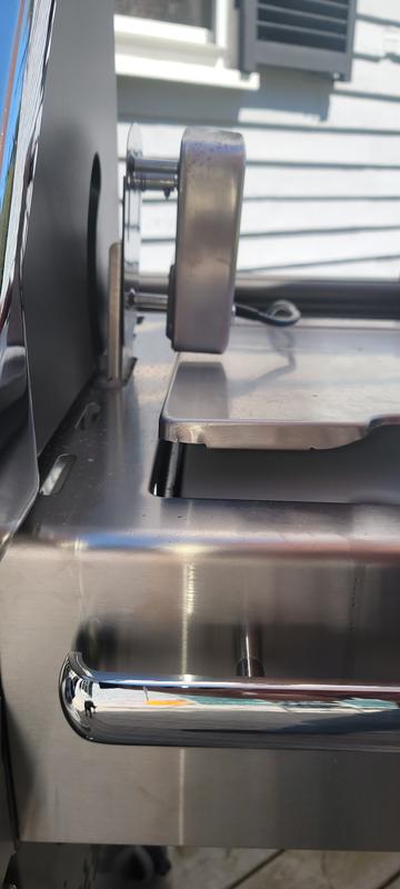 What gives?  Was the rotisserie an afterthought?