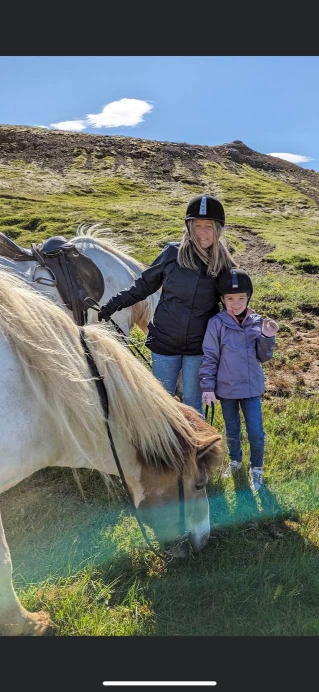 Horseback riding with Northface in Iceland