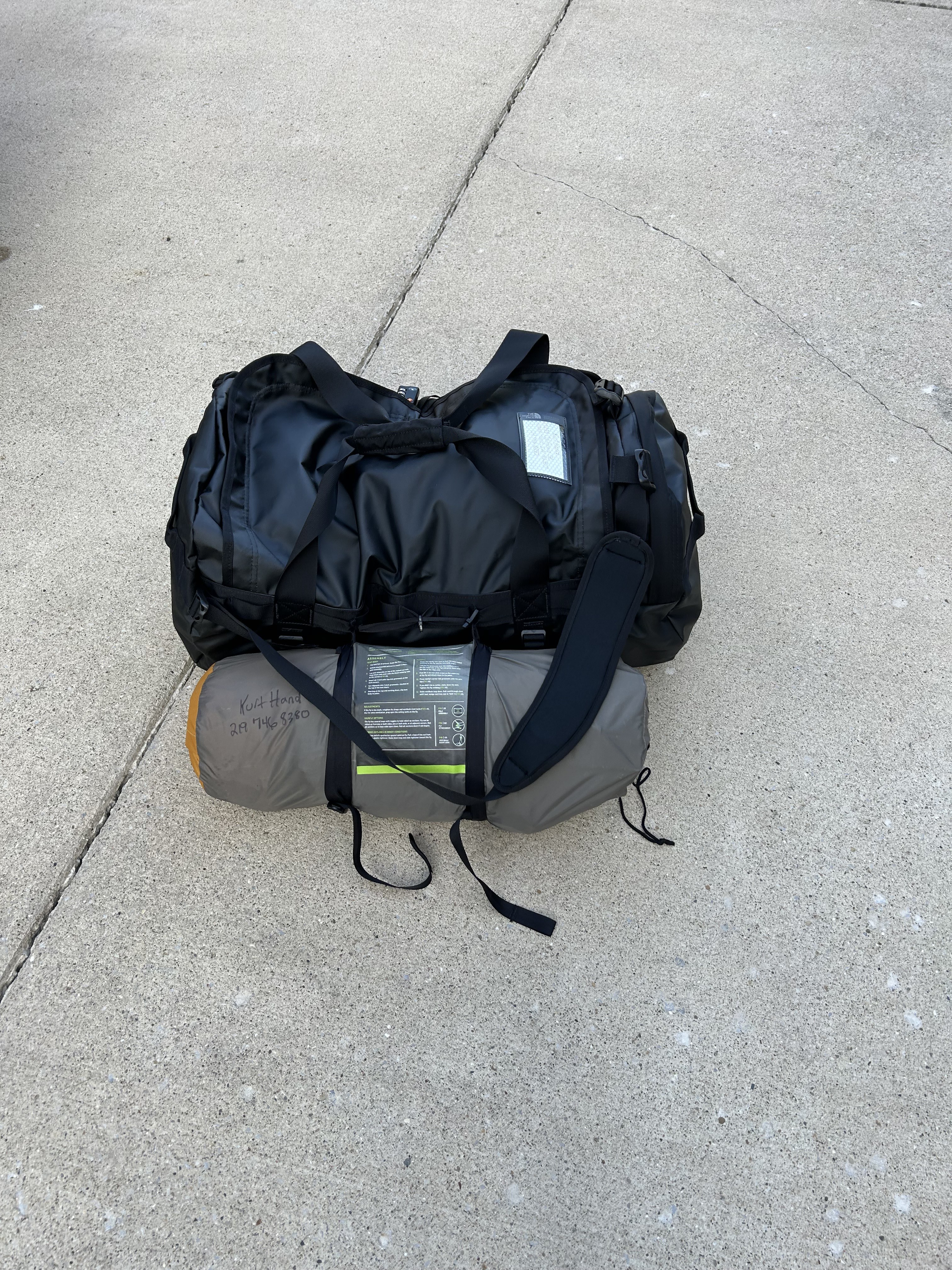 I eventually got the tent inside also.