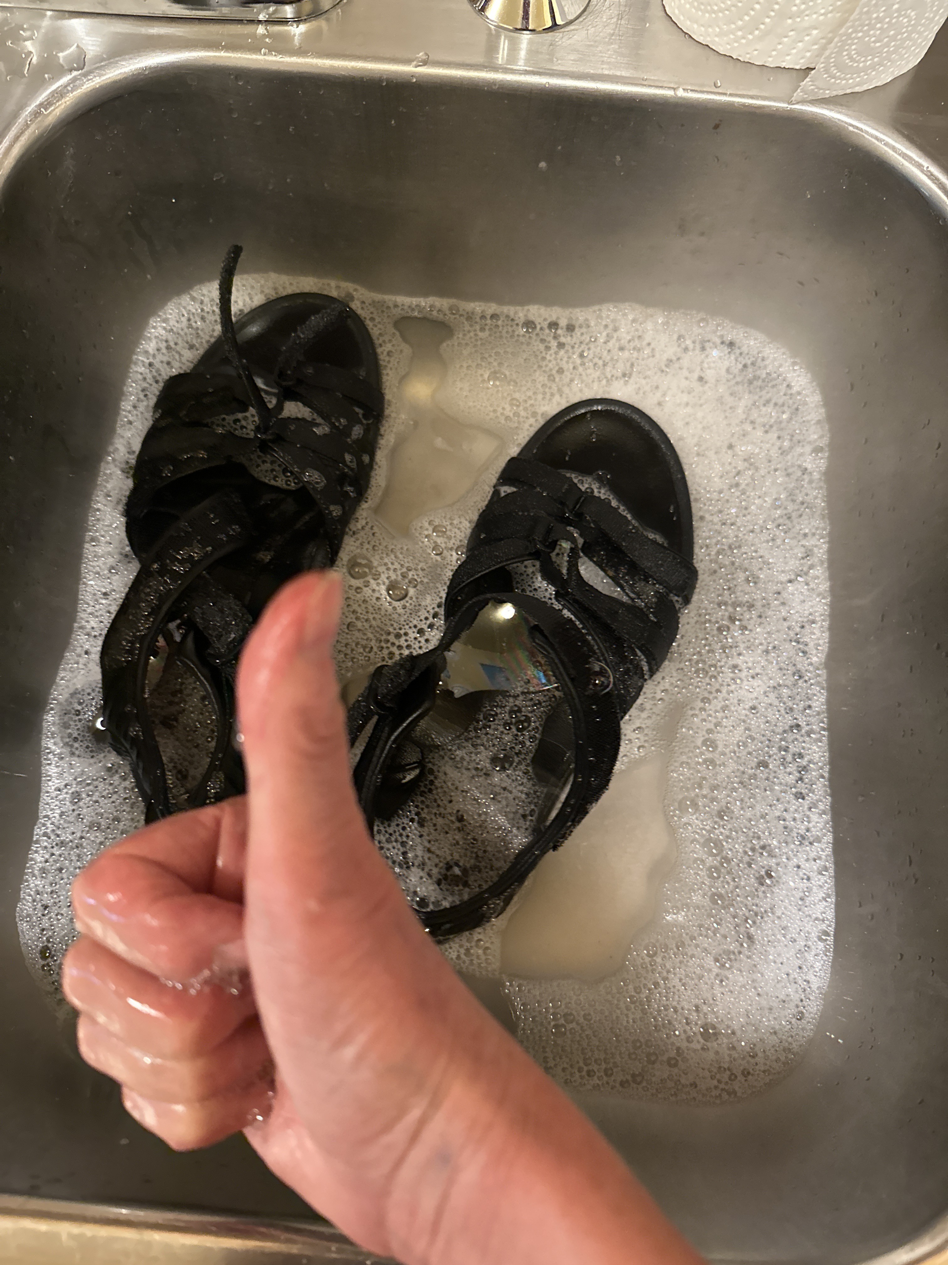 Thats right! The mud comes right off!