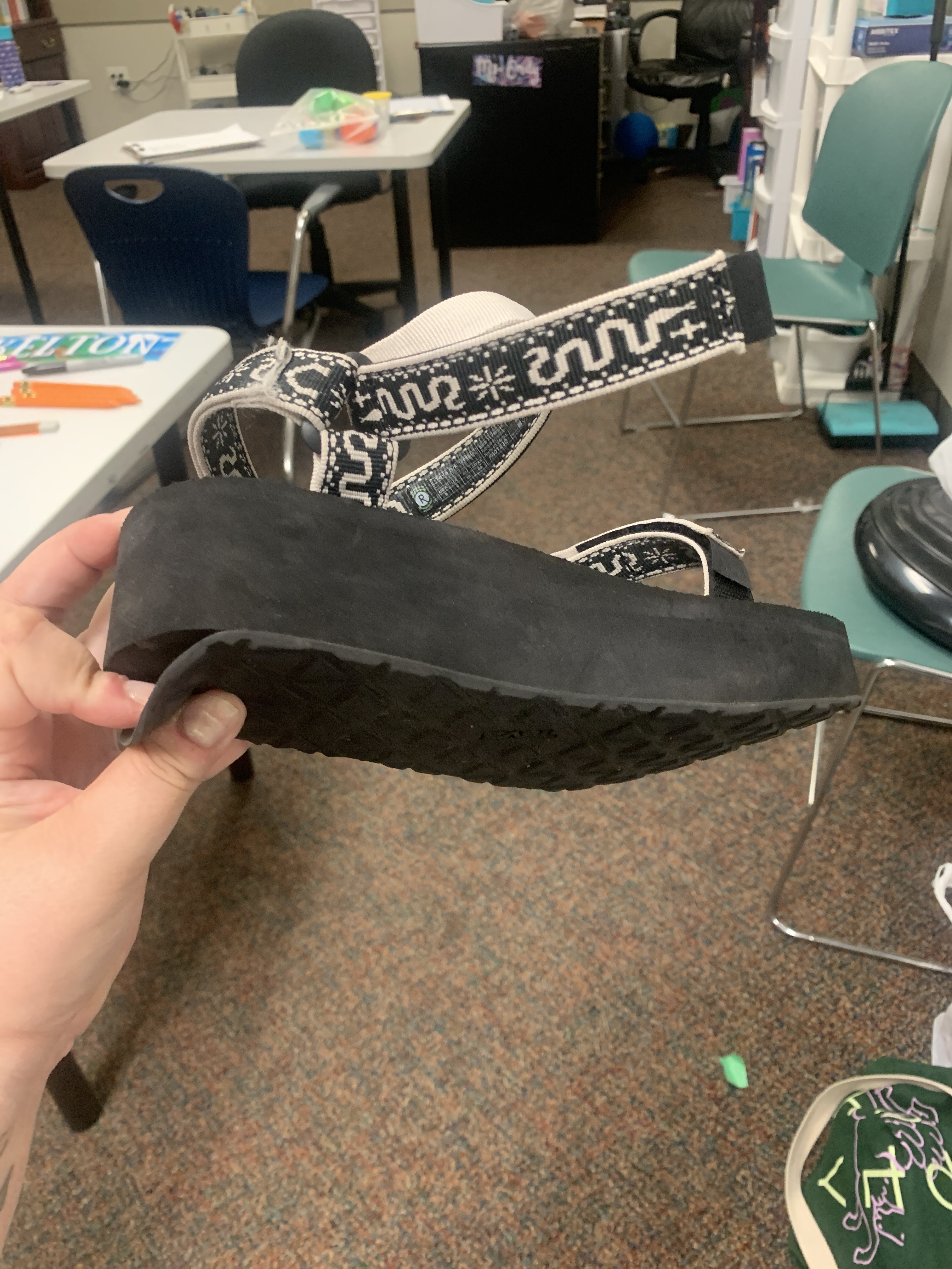 Left sole
