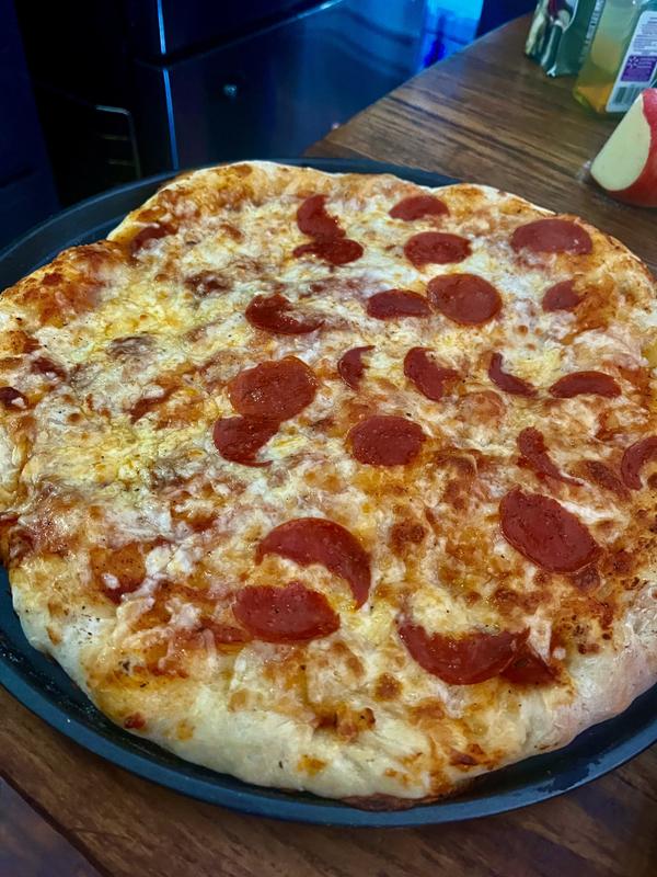 Pizzas done quicker with a hint of smoke.