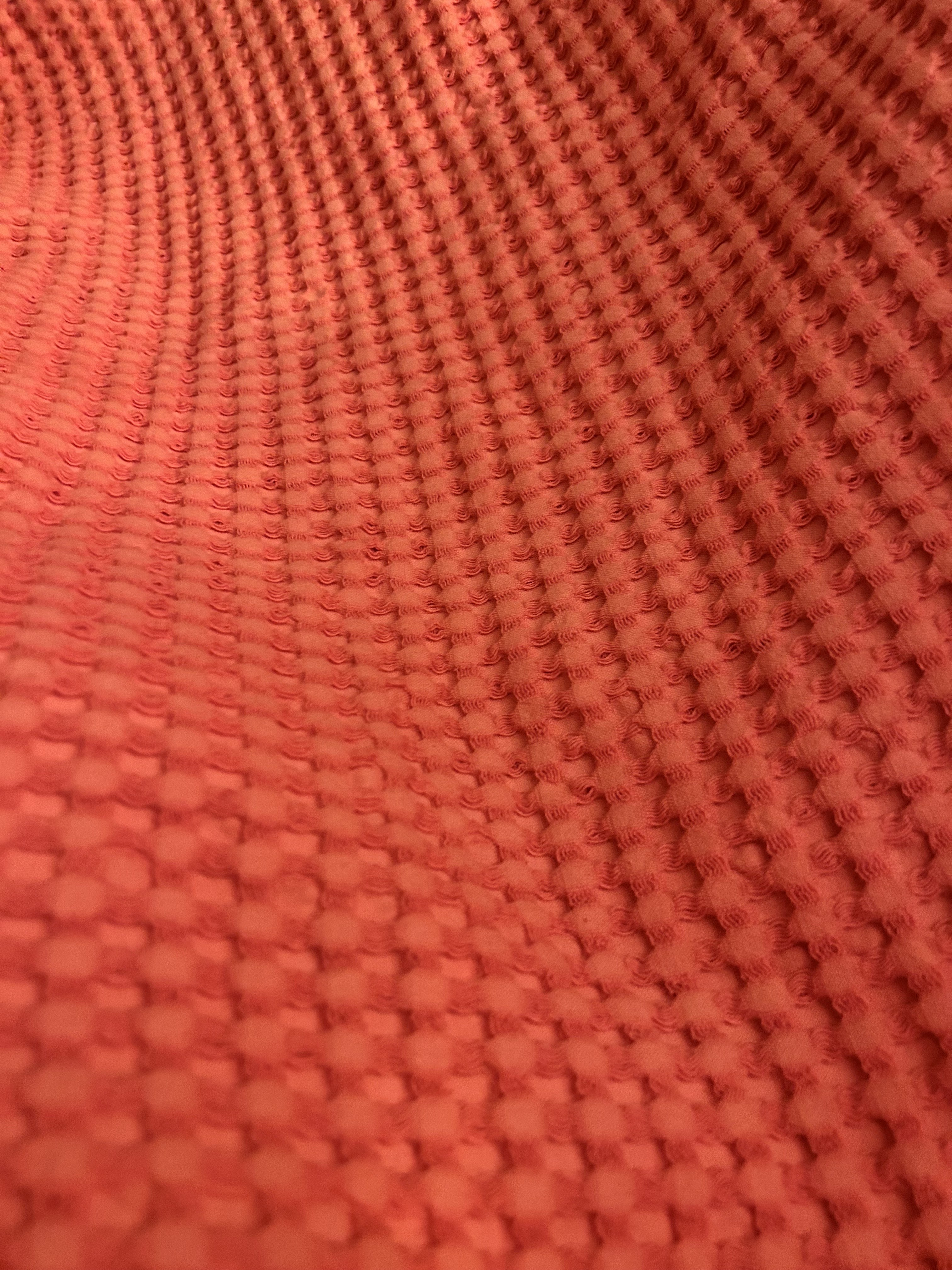 Dyed coral to match my decor. It turned out perfect!