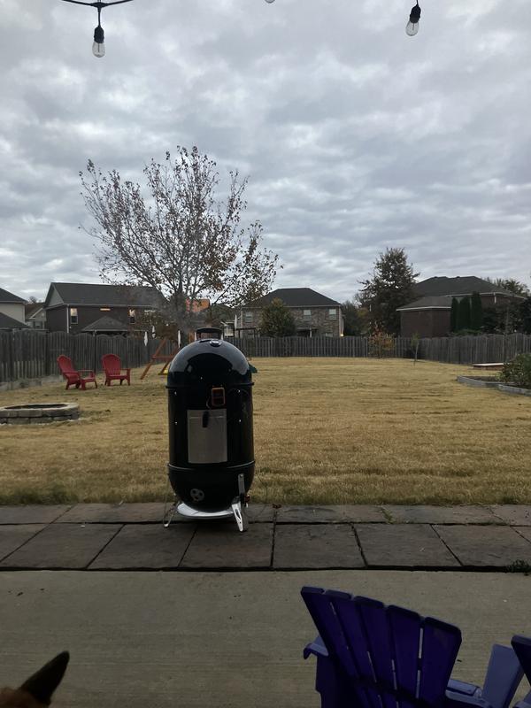 My smoker, kicking butt out there