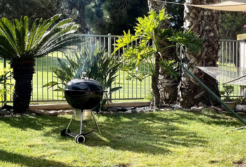 Breaking in my new Weber!