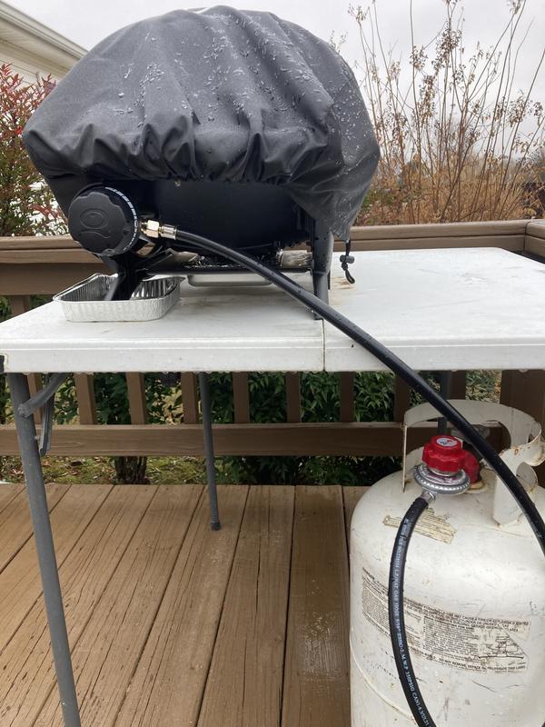 Problem fixed with new regulator and hose, now I can just turn it on and lights with a adjustable higher flame, happy camper now. Realistically I shouldn't have to do this on a new BBQ. I think it's a flaw in the Weber Q 2200.😞