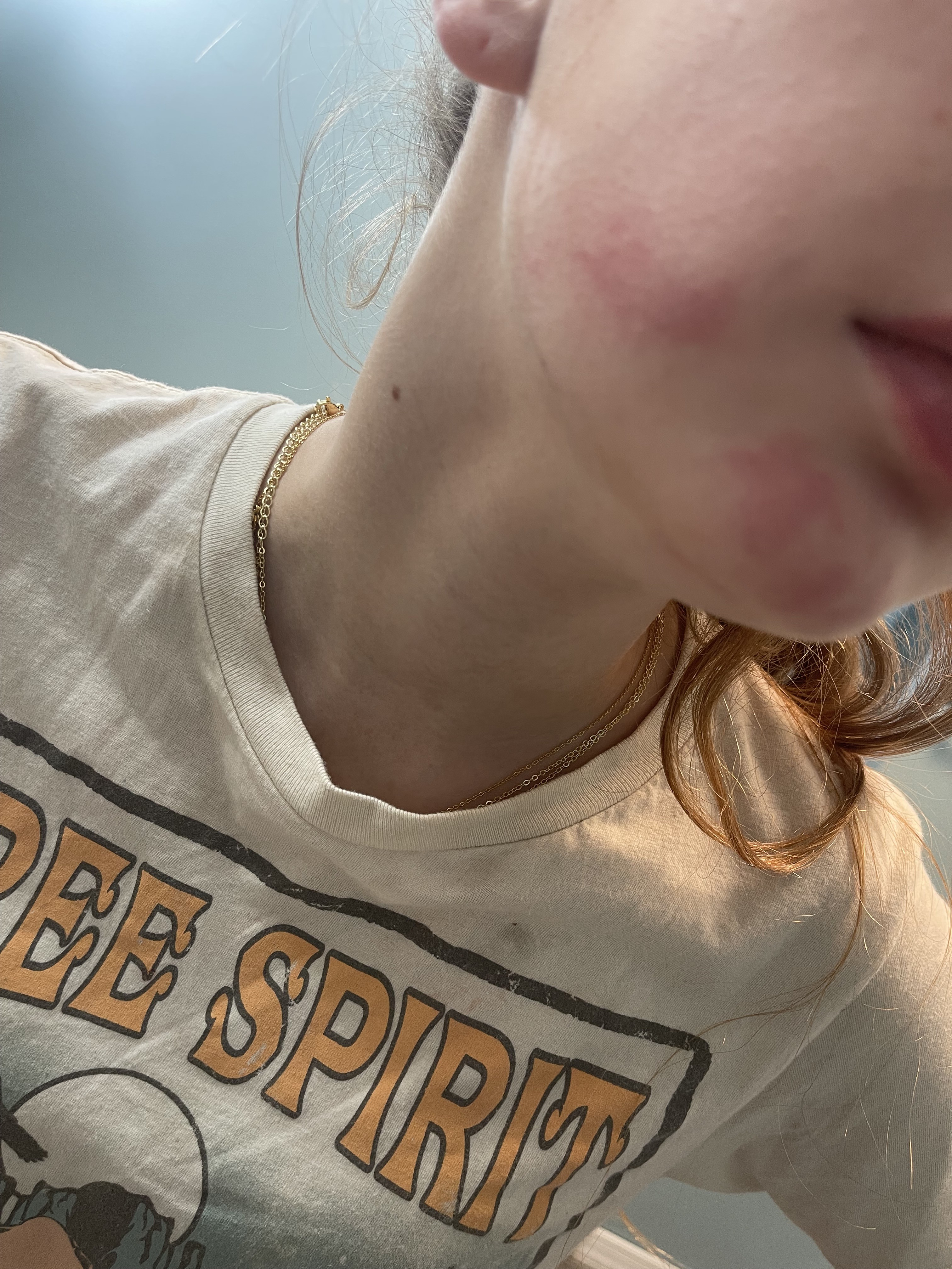 Reaction on my daughter