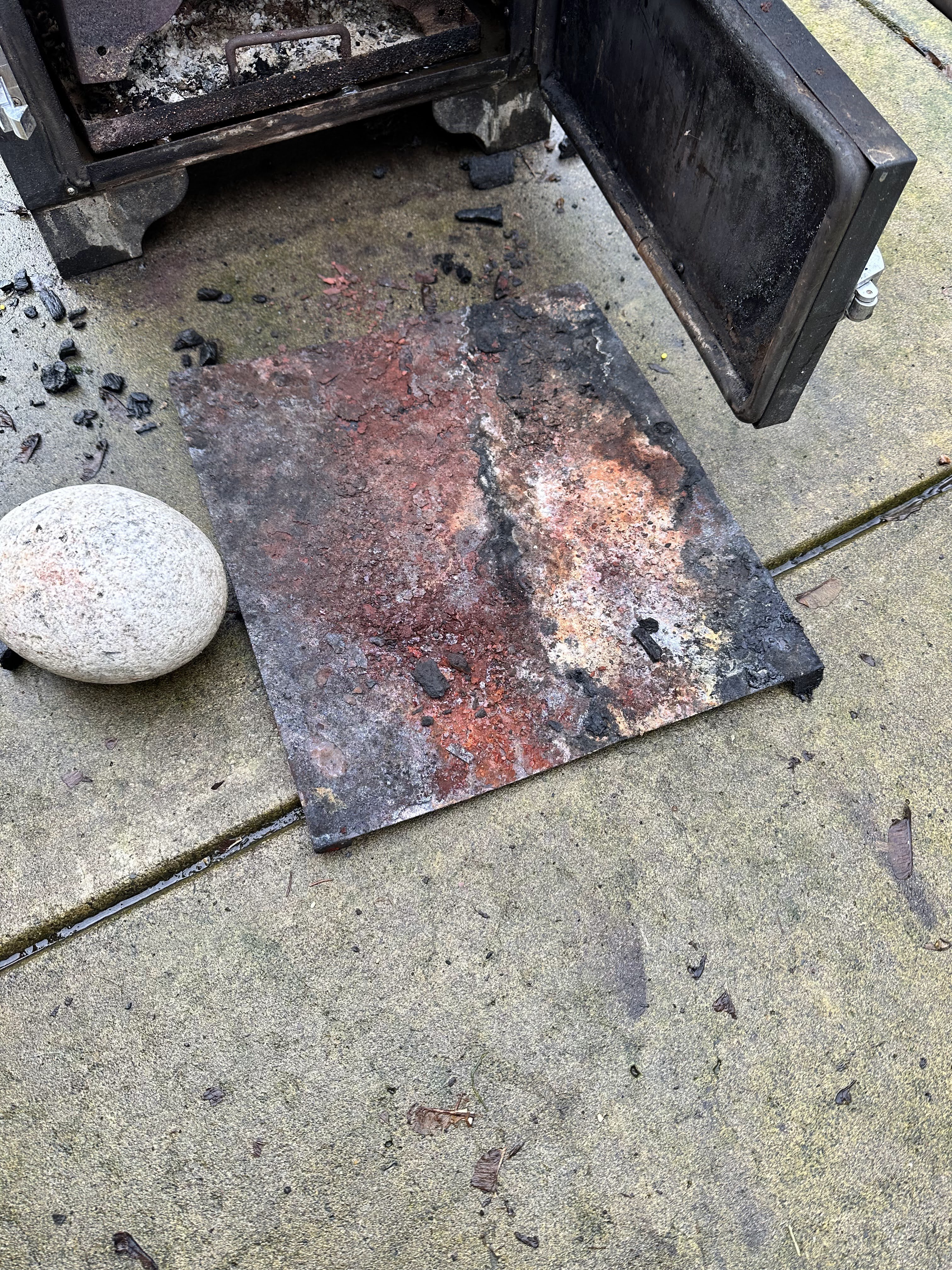 Rusted heat shield