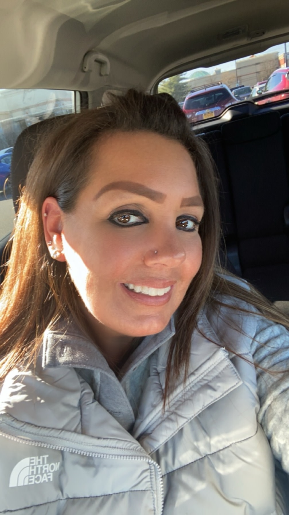 Wore this out with my sweatshirt underneath.