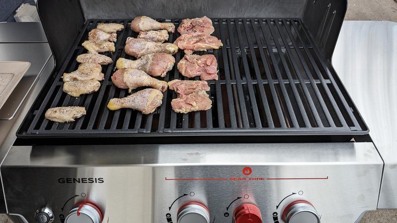Weber GENESIS E-335 Propane Gas Grill with Sear Zone & Side