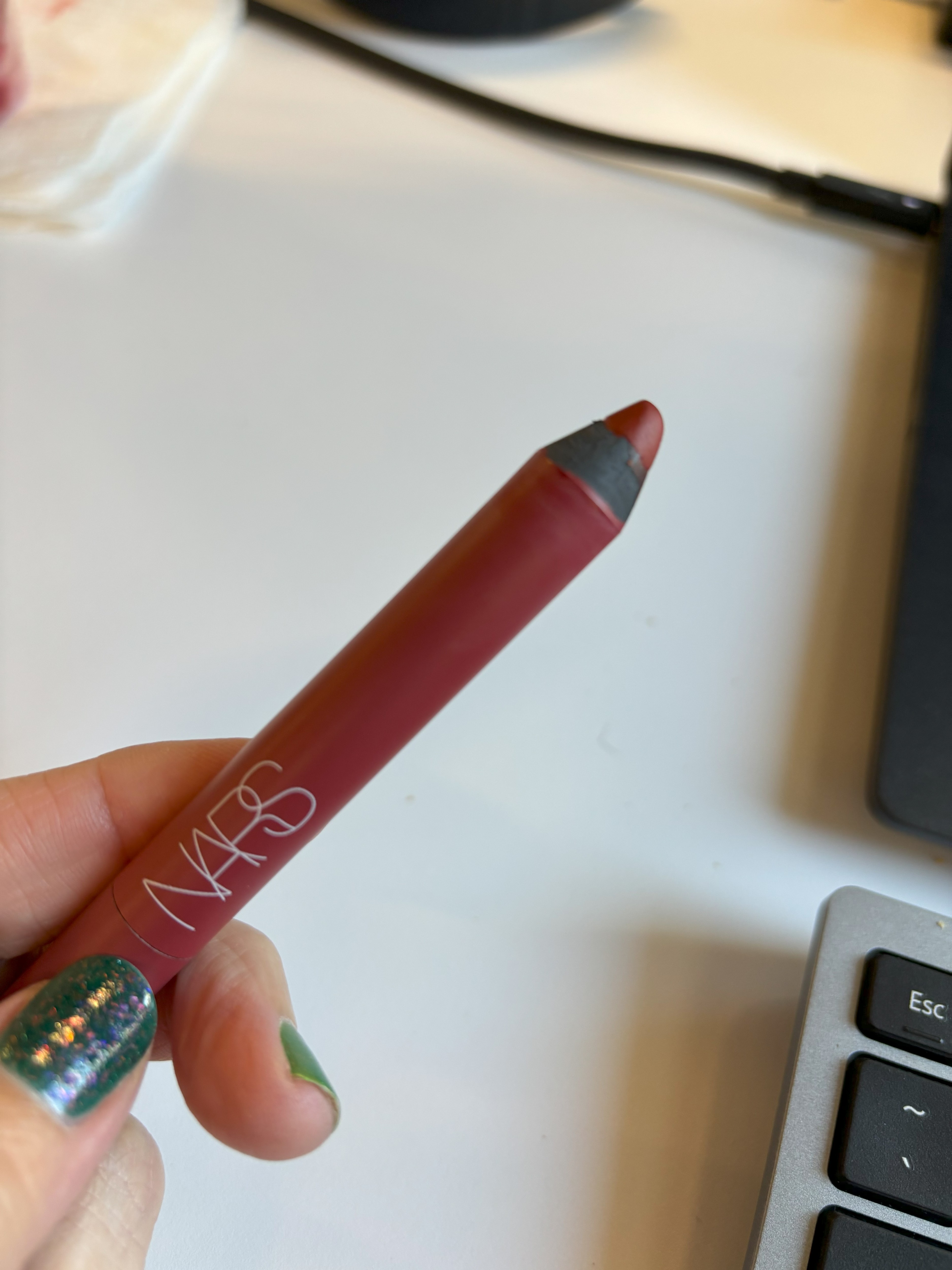 The pencil I just sharpened today with this sharpener.