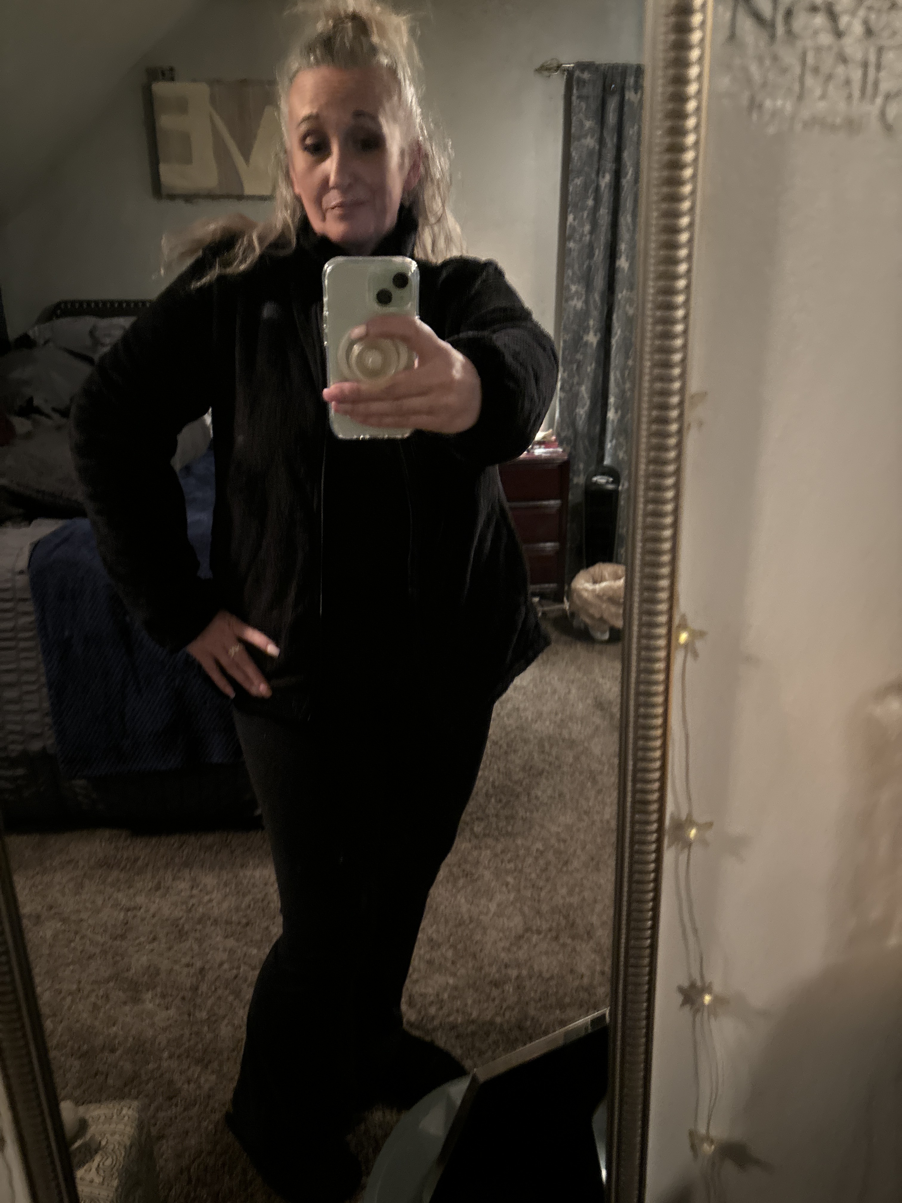 Just chilling around the house. In style.