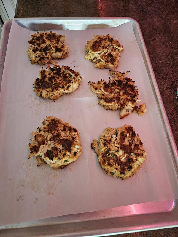 Some crispy crab cakes