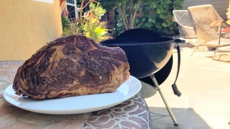 Rib-Eye, going on the ol' Weber.