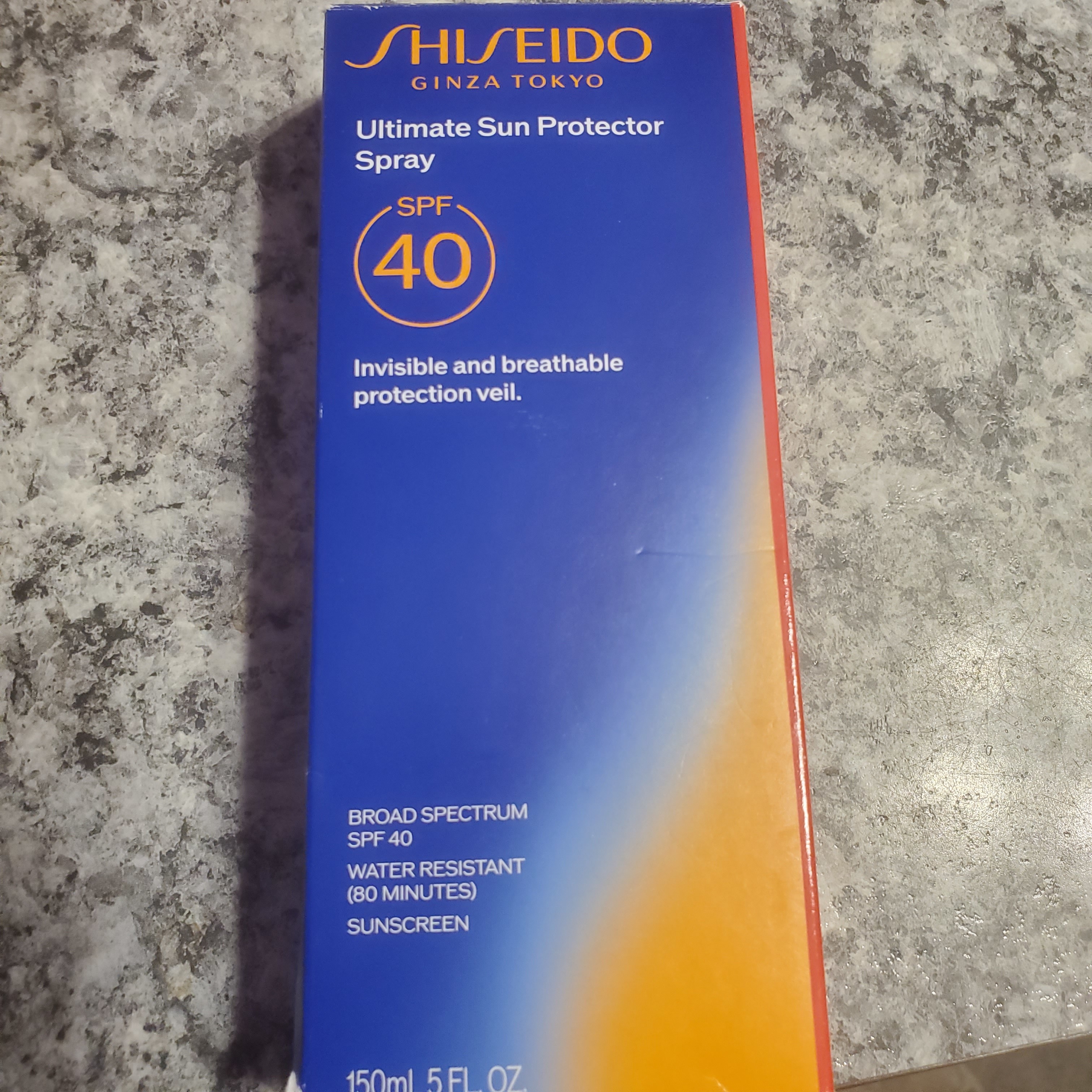 Shiseido sun protector spray