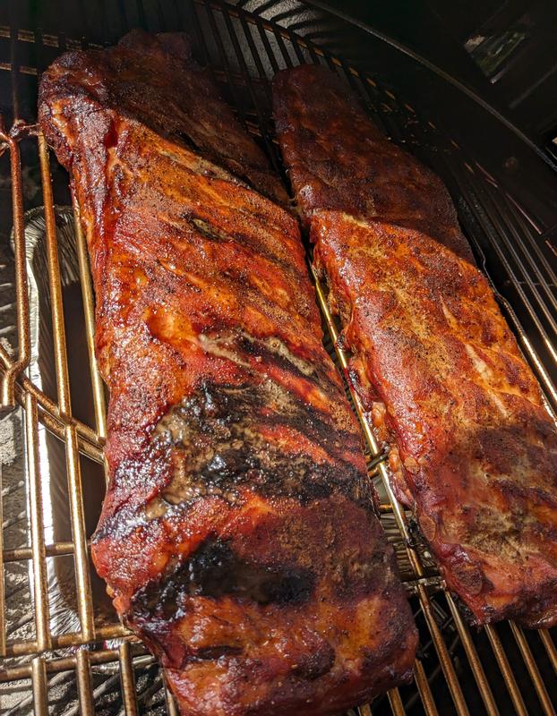 Pork Ribs , 5 hour smoke