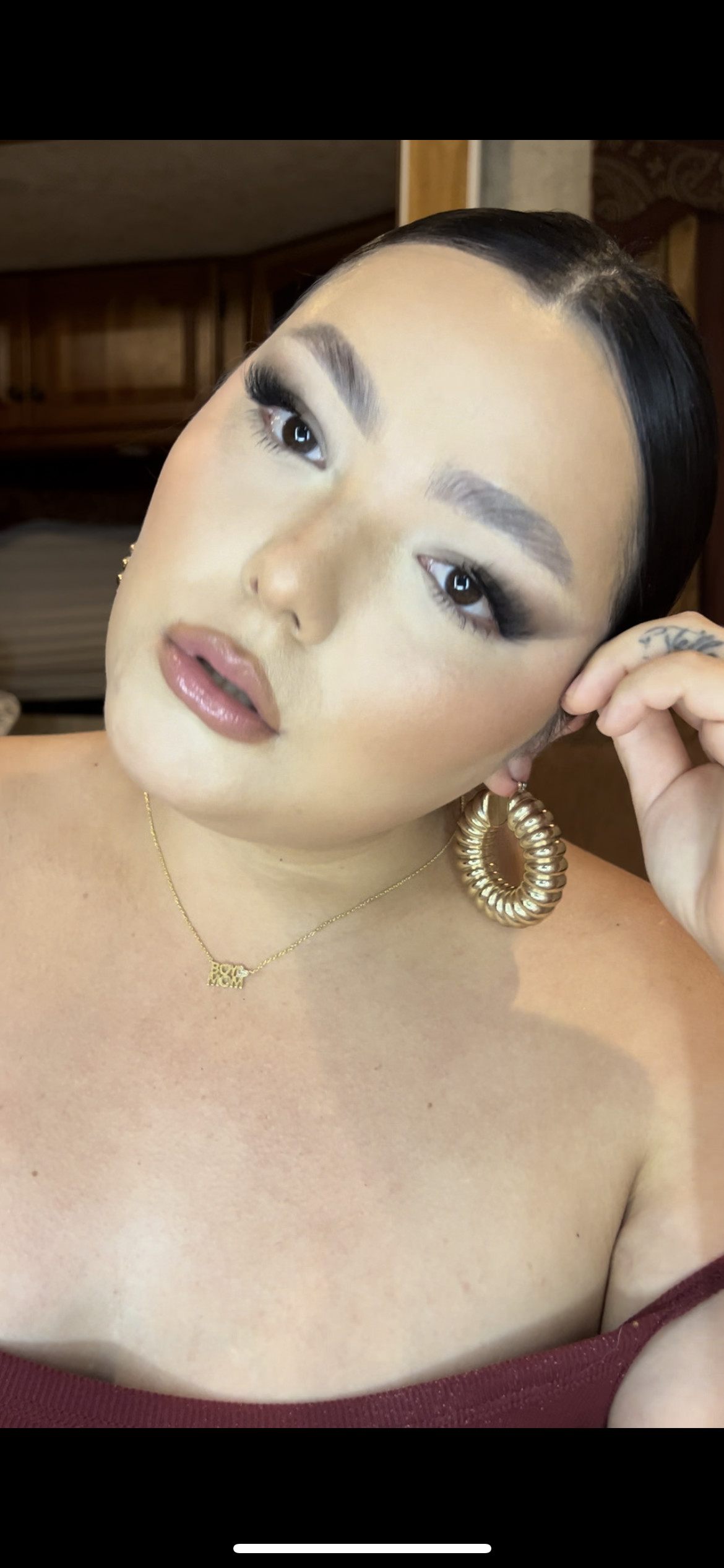 The only products on my eyebrows are this gel