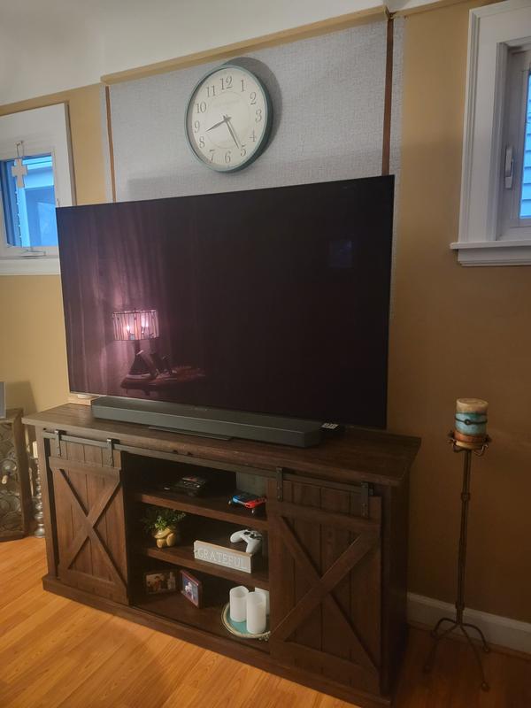 Fit perfectly on my 63 inch TV stand.