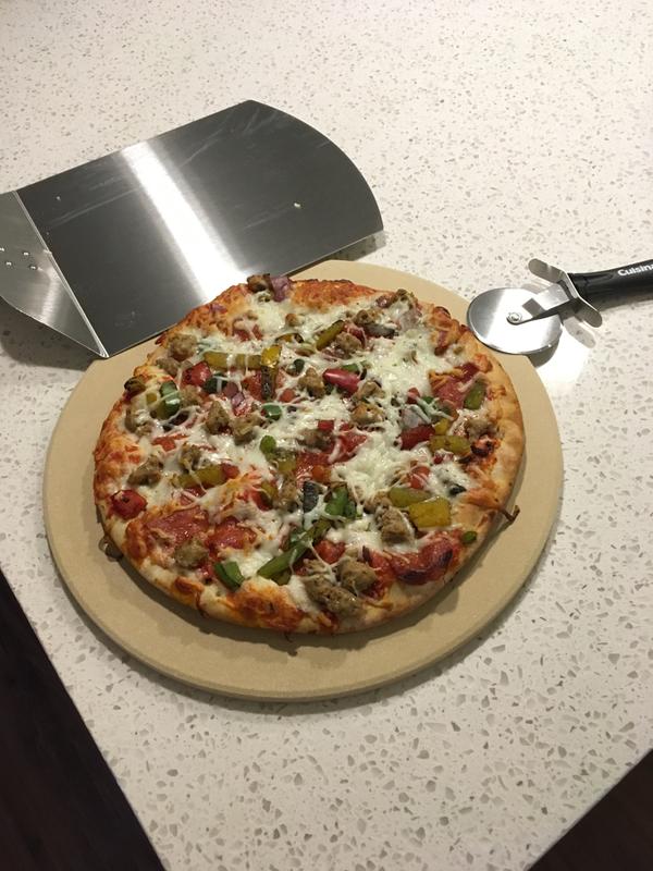 Good size for frozen pizza