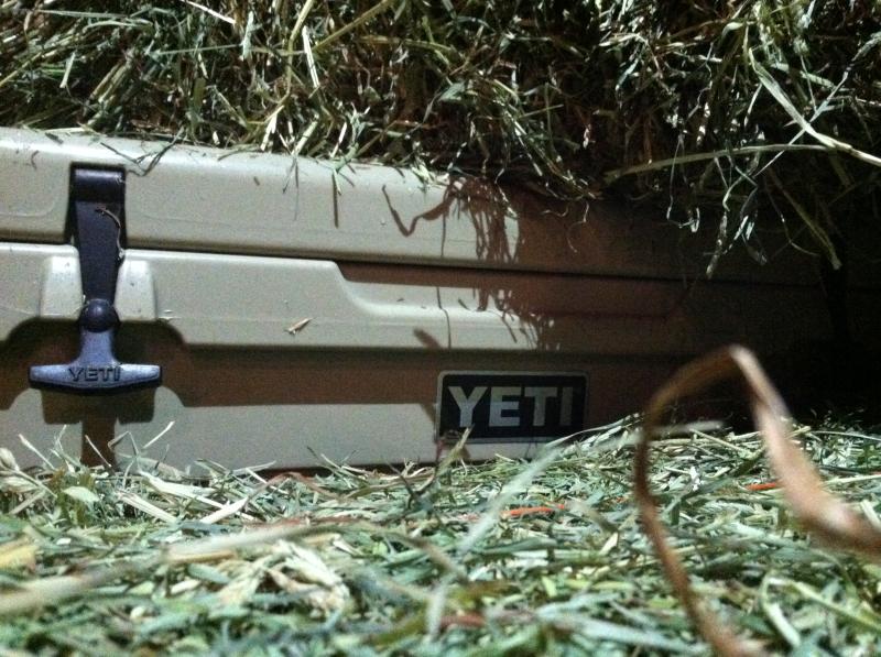 It doesn't leave the truck, things just get pilled on top.