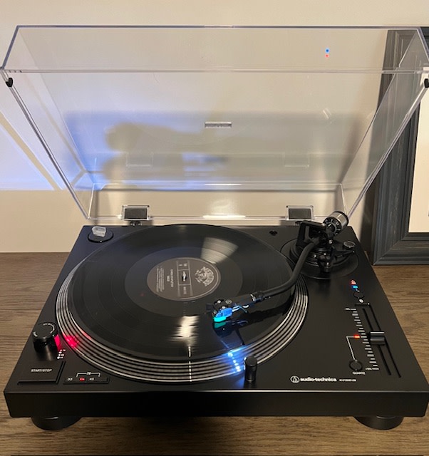 Enjoying some music.