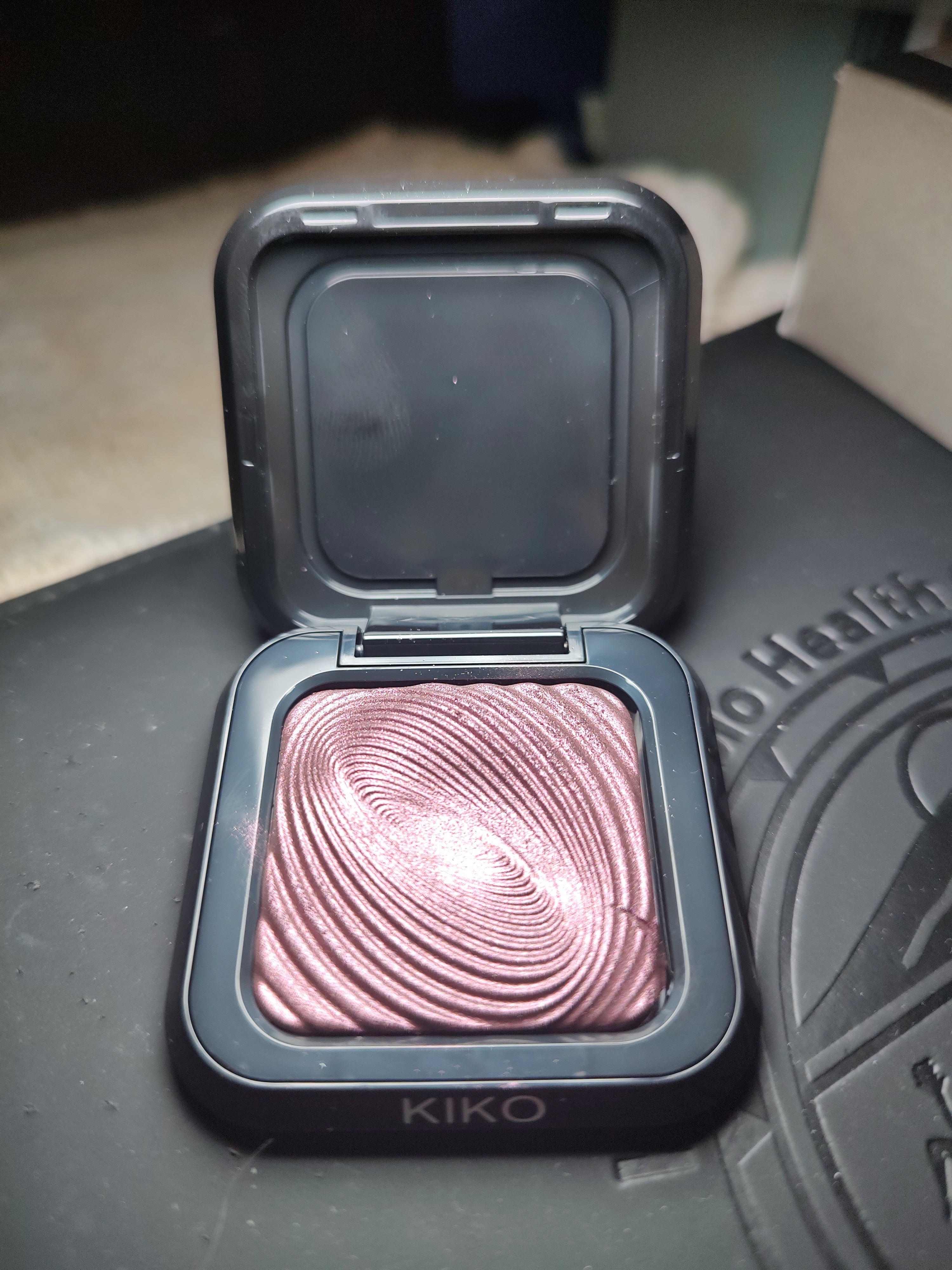 Shimmery midnight purple