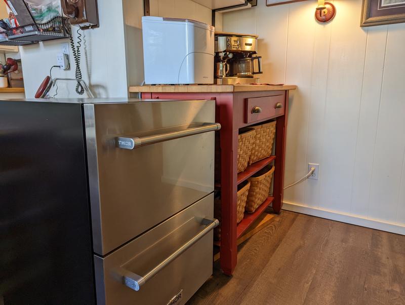Thor beverage center at the cabin