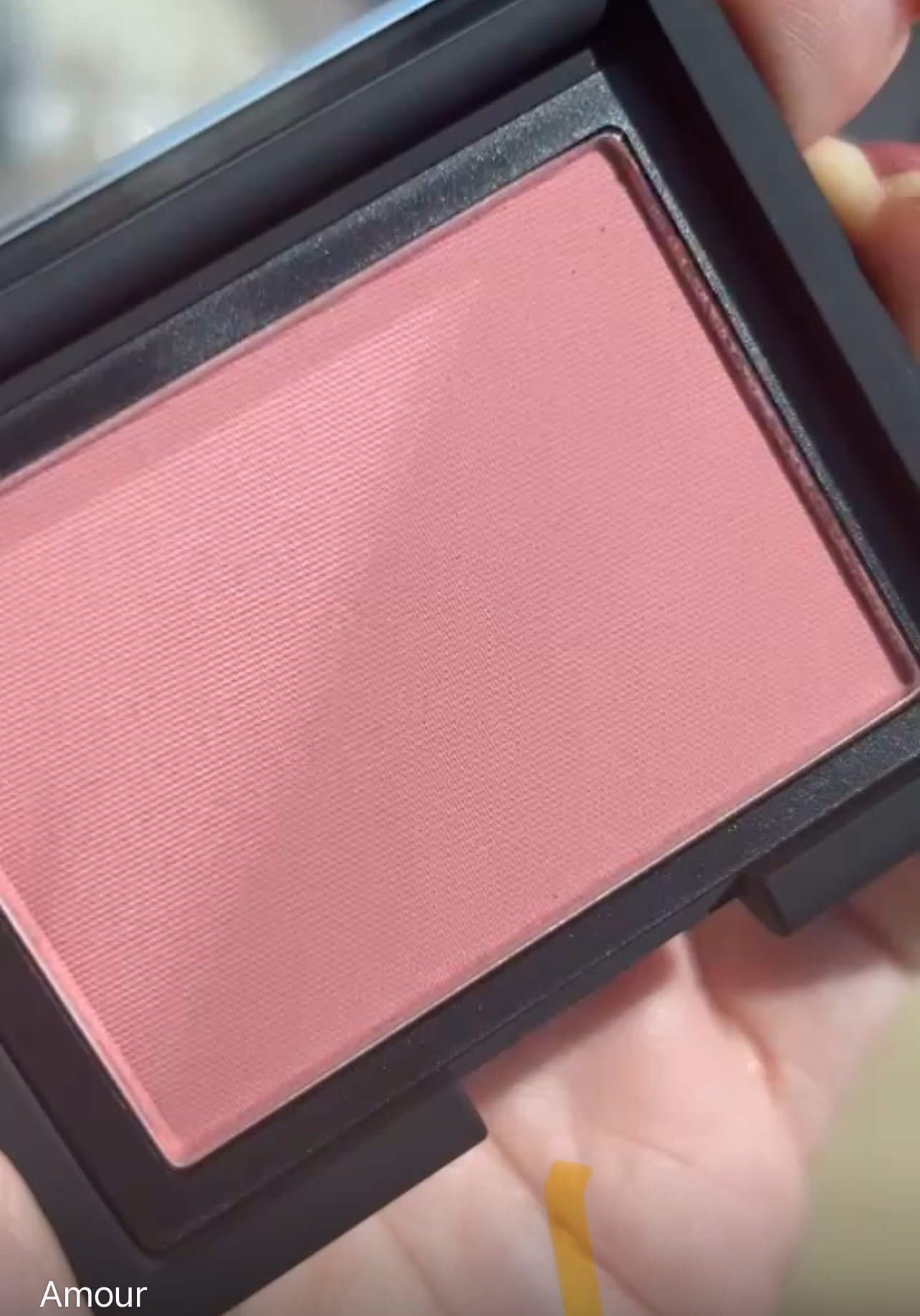 It's a neutral and matte blush.