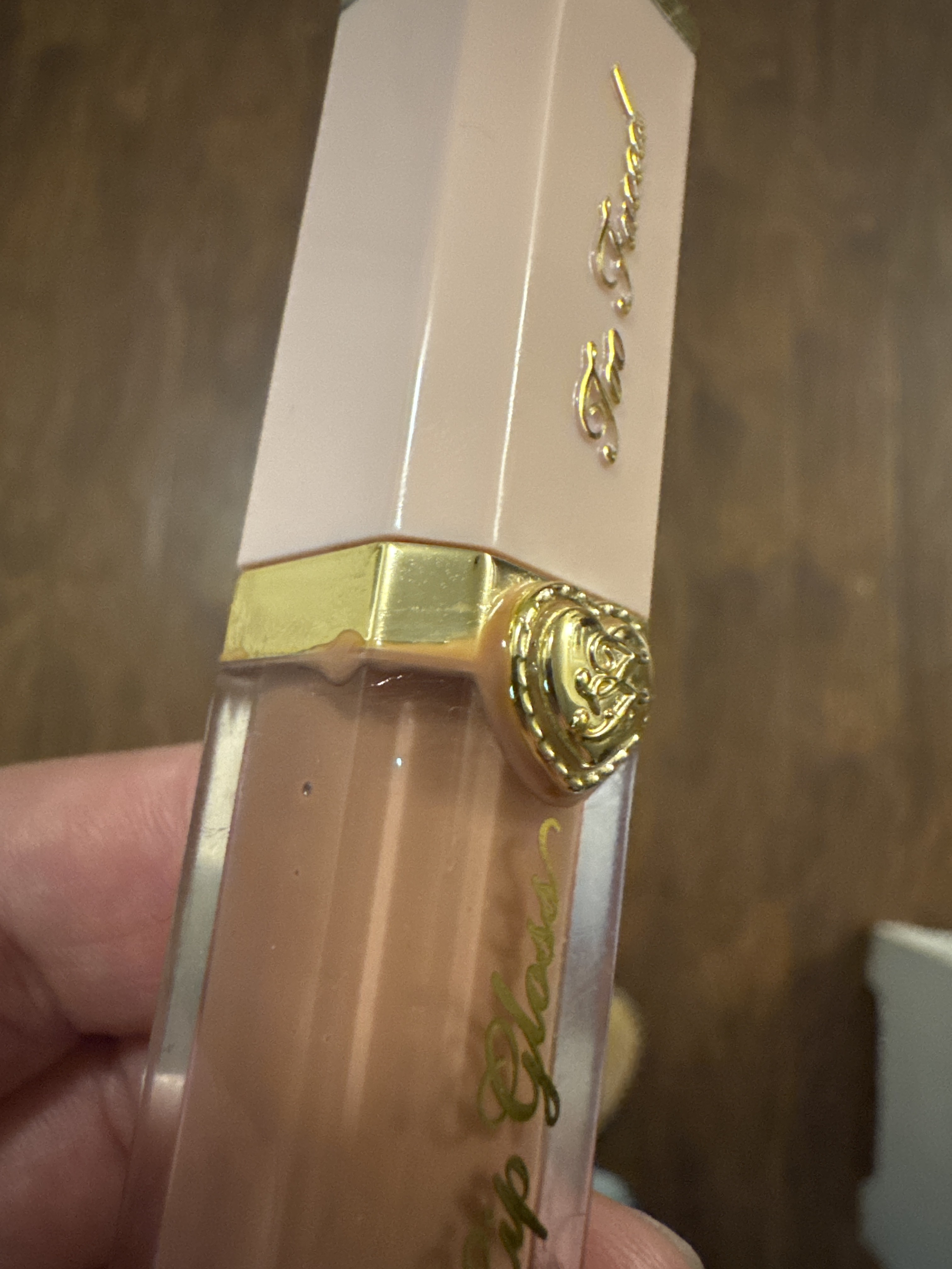 Just right after I wiped it off.